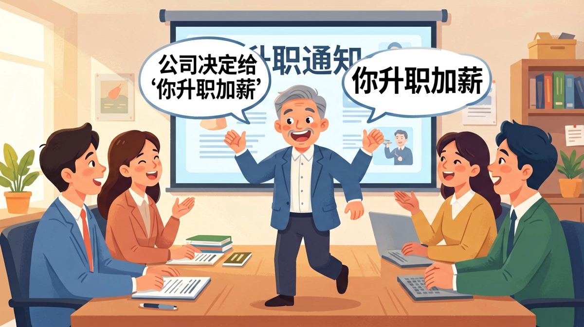 升职加薪？我激动得手都在抖！