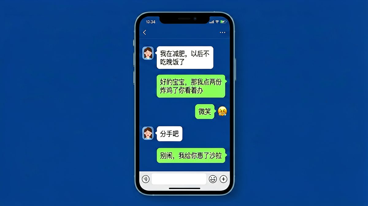 减肥宣言秒变炸鸡局，男人的嘴骗人的鬼