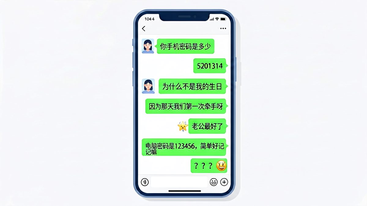深情套路刚说完，密码一秒打脸翻车现场
