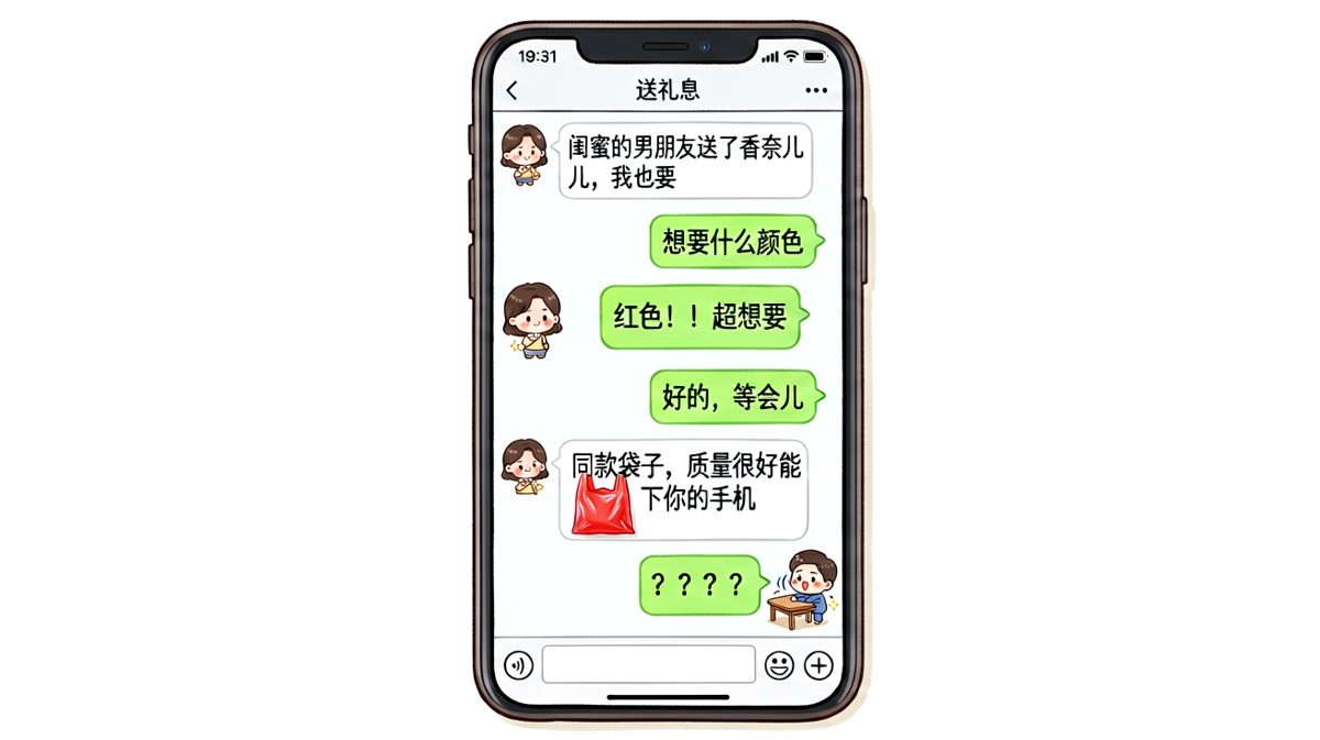 红塑料袋也能当香奈儿，这理解能力没谁了