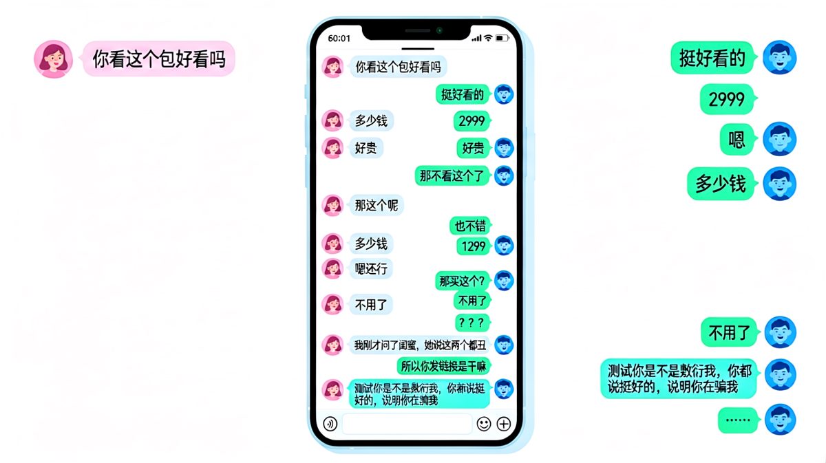 两个链接就套出了男朋友的求生欲满分回答