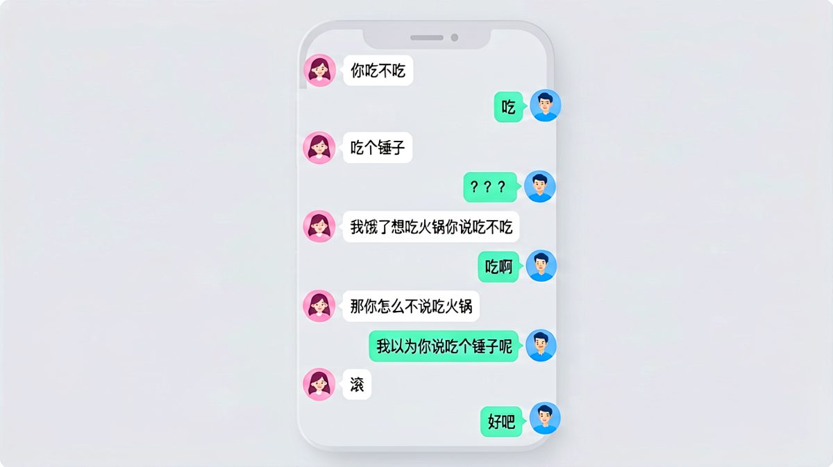 你以为我在凶你，其实我在点火锅