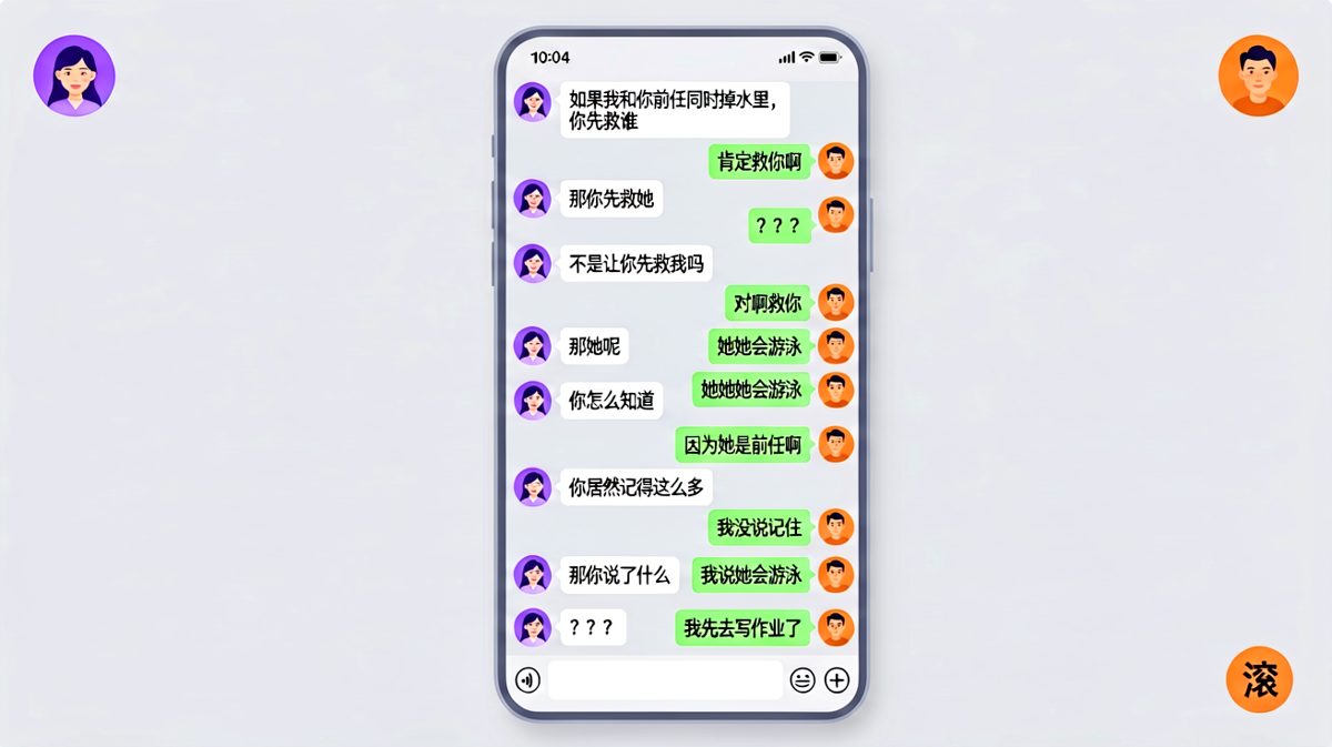 送命题秒变送分题，但最后他还是滚了