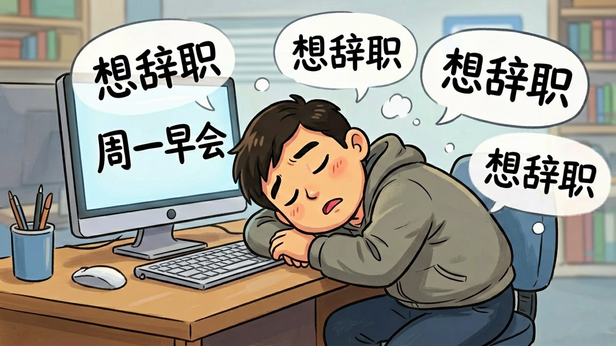 周一的意志力从早会开始瓦解