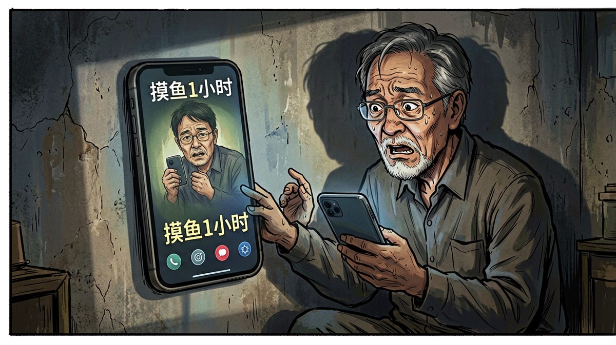 摸鱼一时爽，被发现火葬场