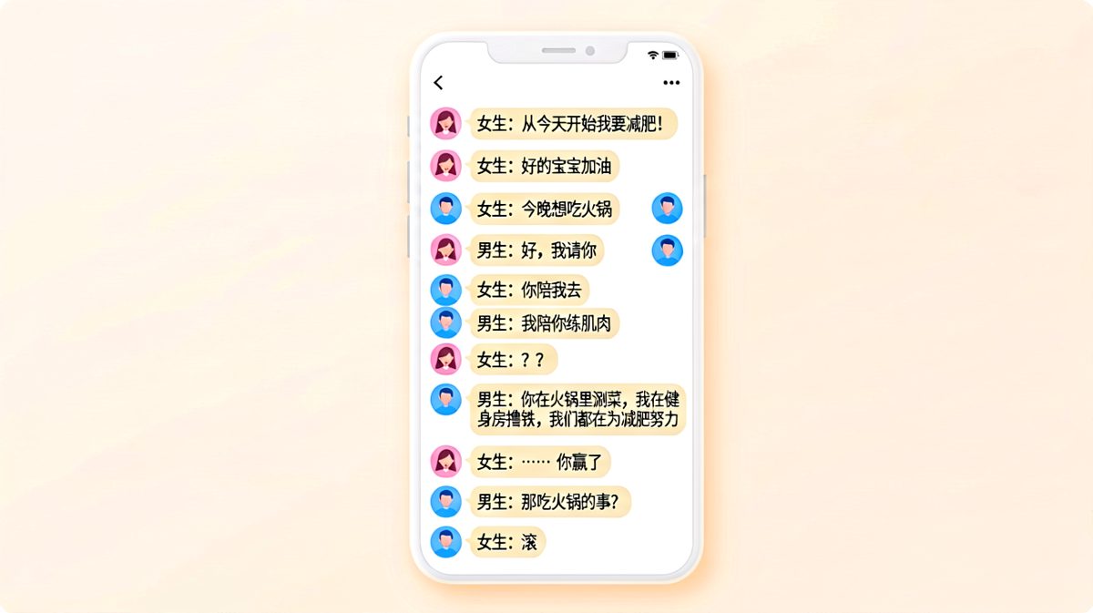 减肥路上的队友，主打一个各自努力互不打扰