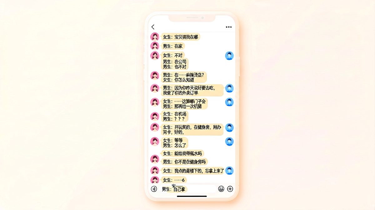 猜位置猜到怀疑人生，最后一句暴露了真正目的