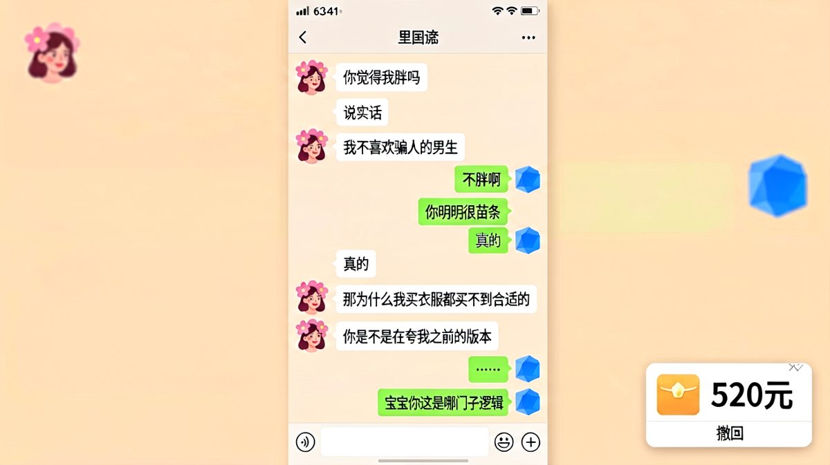 求生欲测试卷上的第37题，标准答案似乎并不存在于男生的词典里。