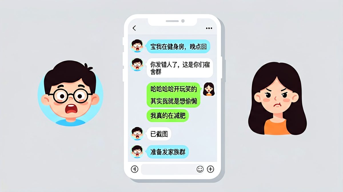 男生的偷懒借口成了全宿舍的瓜，女生秒截图的动作行云流水