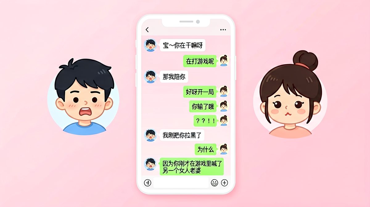 游戏里一句口嗨，换来微信列表里彻底消失的她