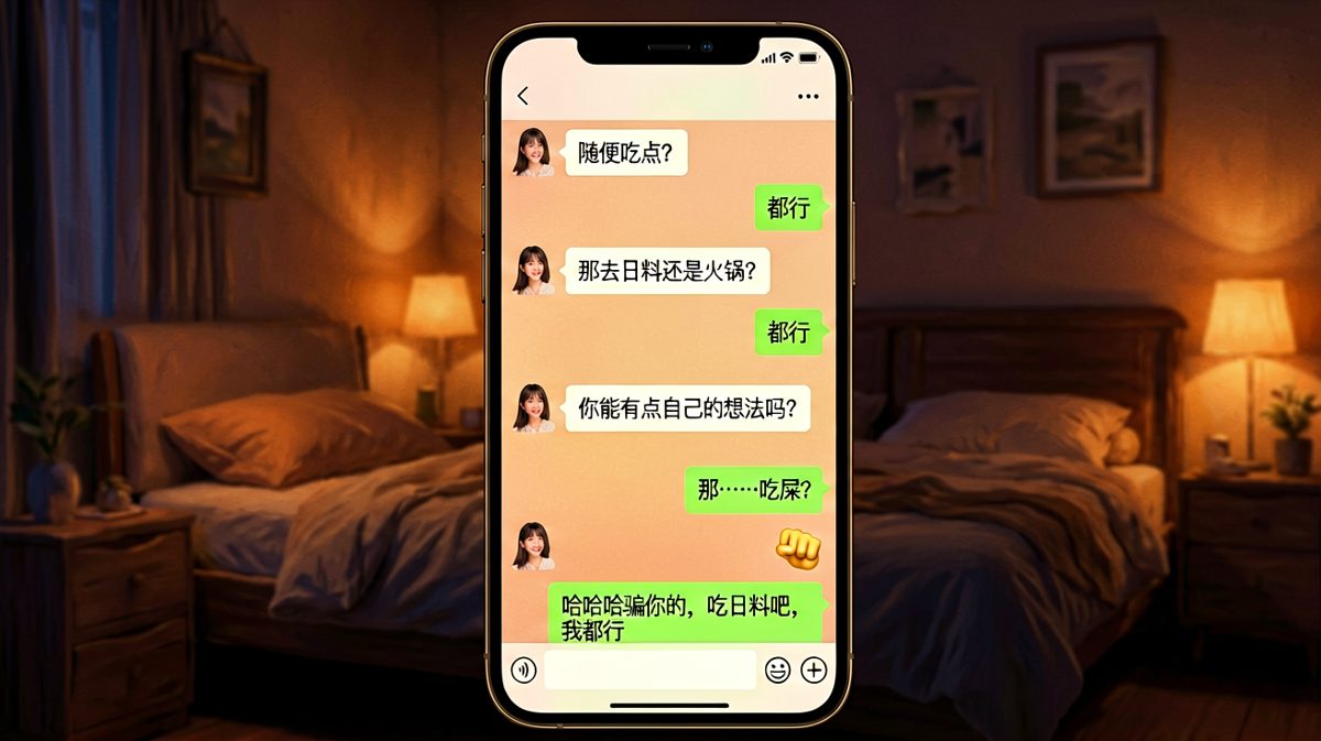 "都行"被逼到极限，男方祭出绝杀——先炸后怂的反转。