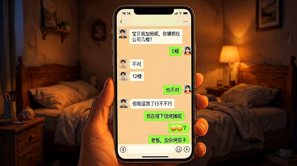 加班猜楼层的谎言，一秒穿帮在烧烤摊前。