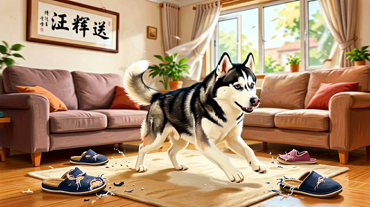 二哈：原来我的尾巴才是家里最大的秘密