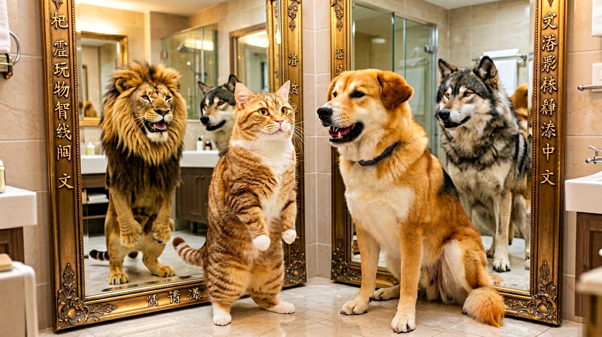 猫：我是百兽之王 | 狗：我是荒野之狼（其实都是胖宝宝）