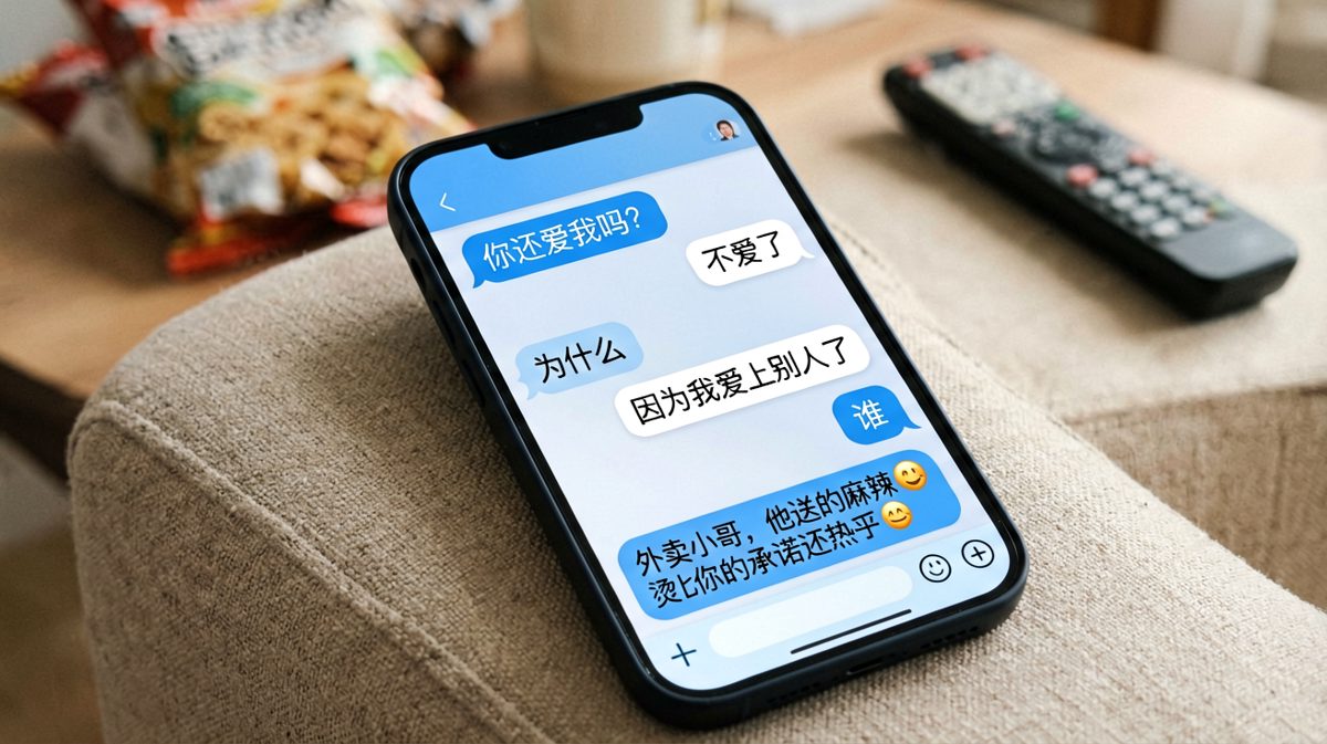 女生用外卖小哥调侃男友承诺的热乎程度