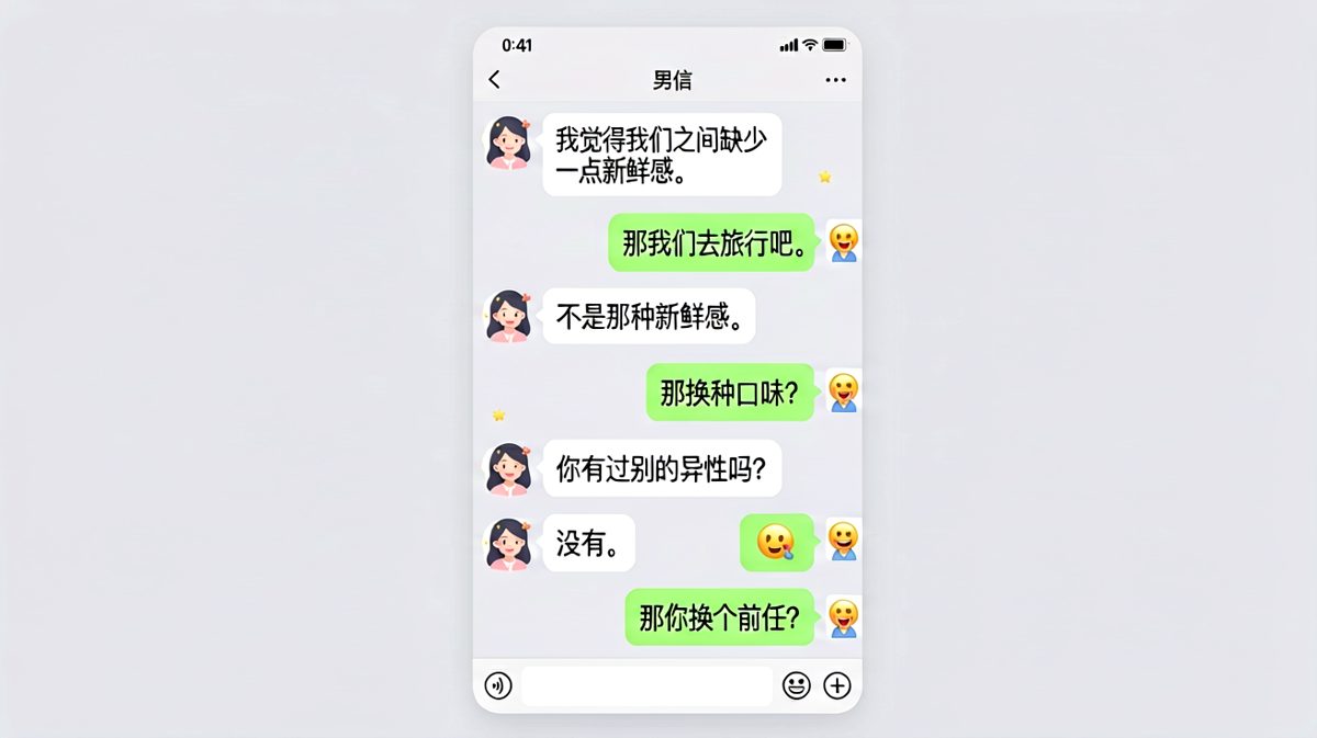把前任说得像换衣服一样随意，这情商也是没谁了