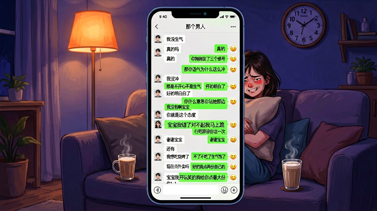 生气到最后反而饿了自己