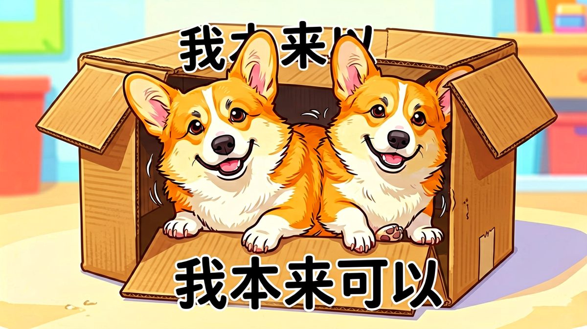 柯基：我只是想进去思考人生