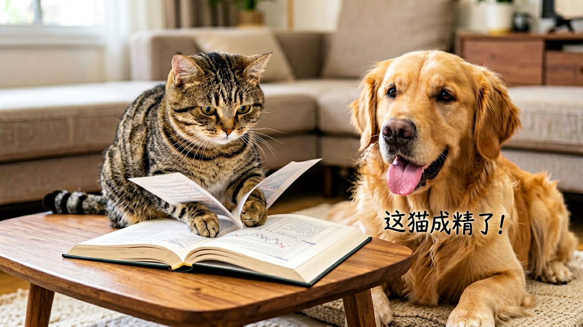 猫：这本书说今天加餐，信不信由你