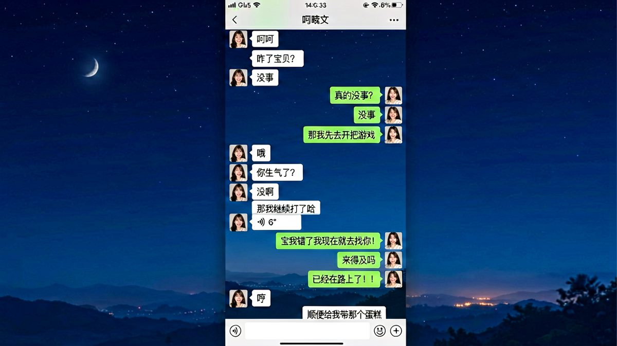 从'呵呵'到'带蛋糕'，女生生气的标准流程全纪录。