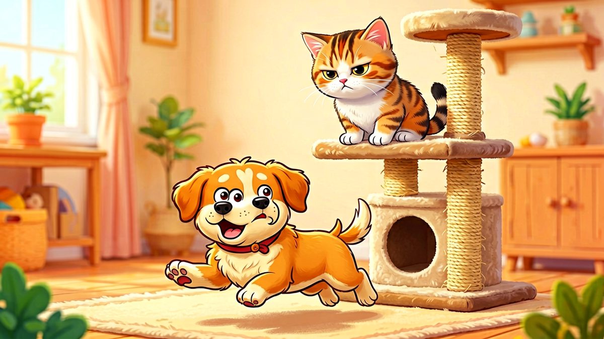 猫咪：愚蠢的两脚兽，又在表演什么杂技？