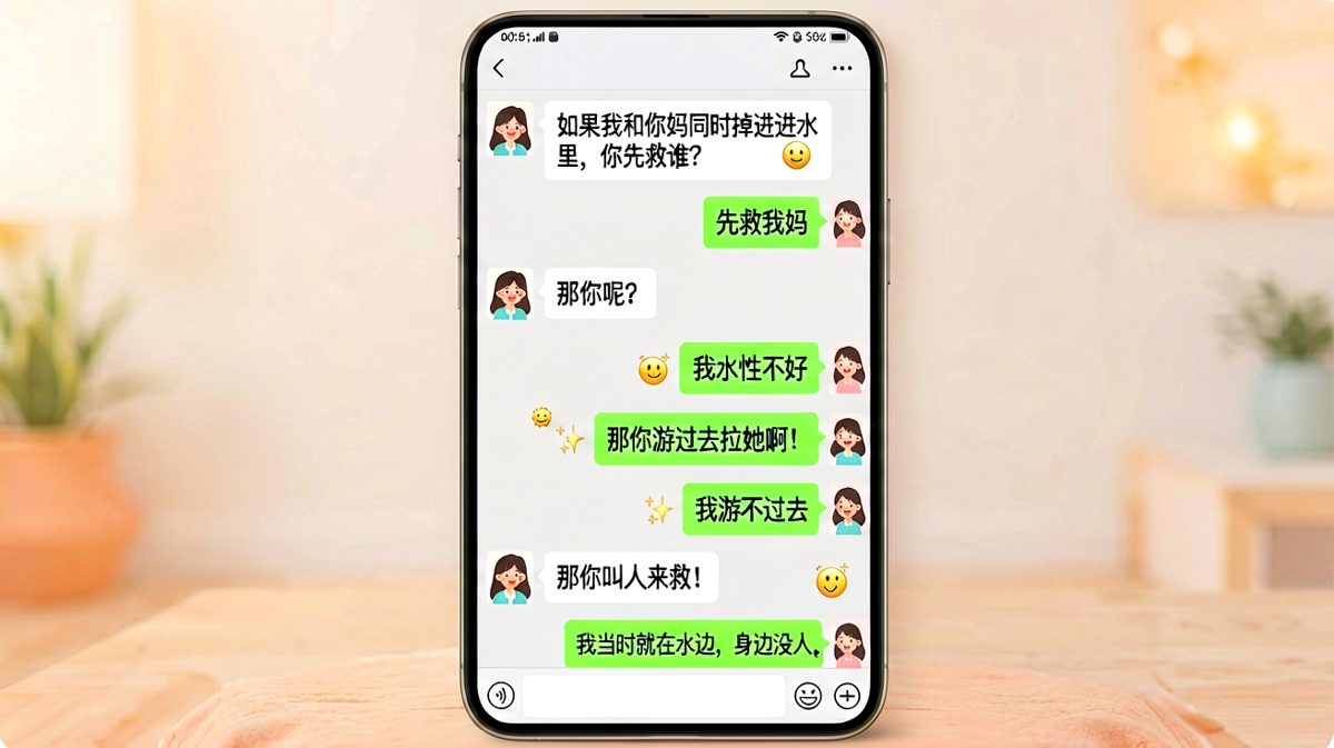 终极送命题，男朋友用物理逻辑完美避险
