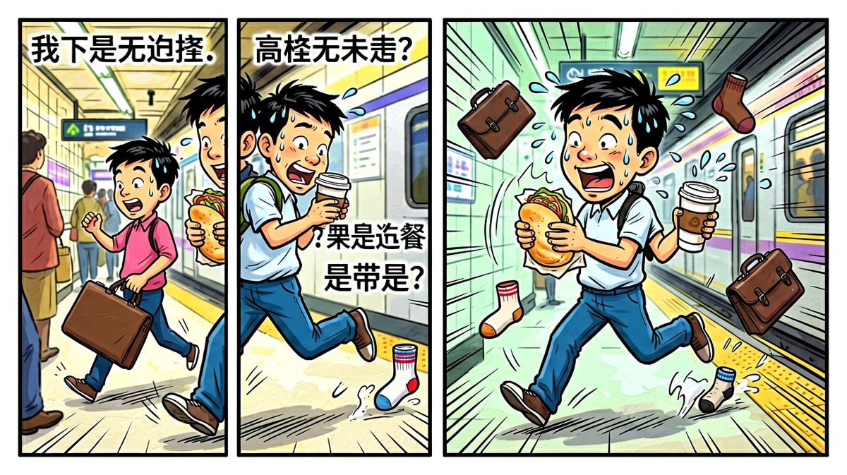 迟到一分钟都是对上班的背叛