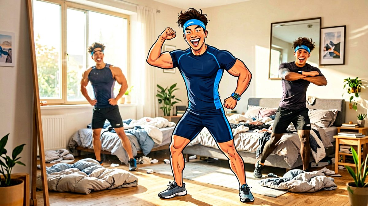 全副武装，感觉自己是奥运选手