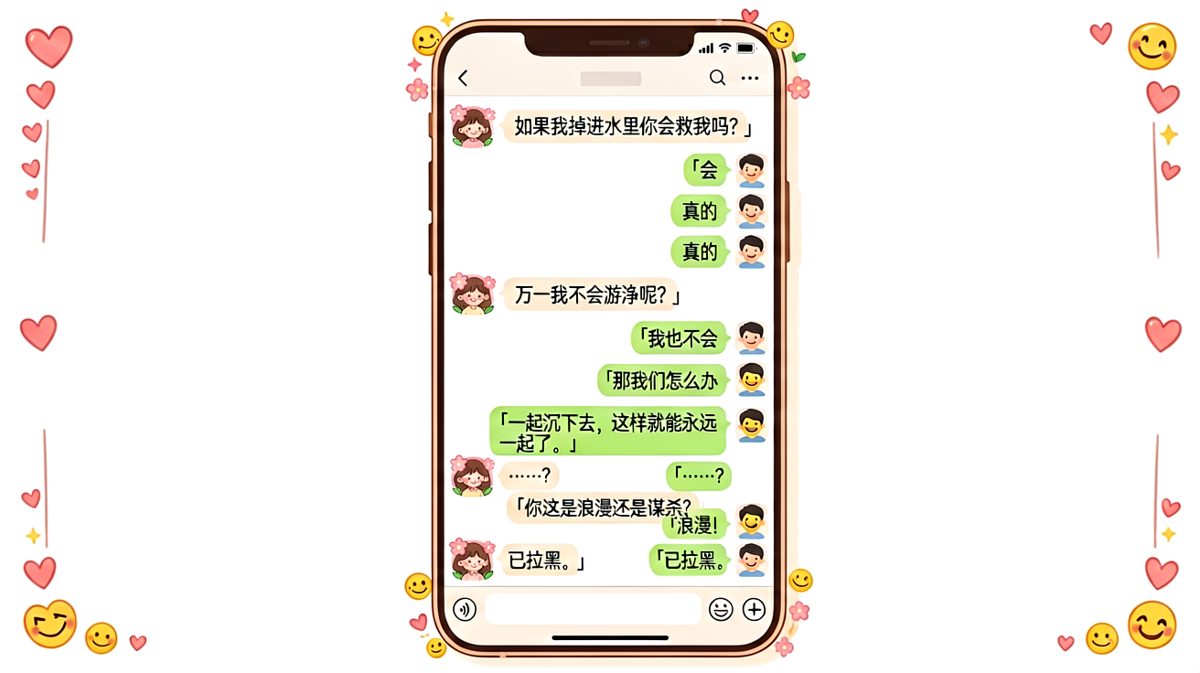「一起沉下去」的致命土味情话
