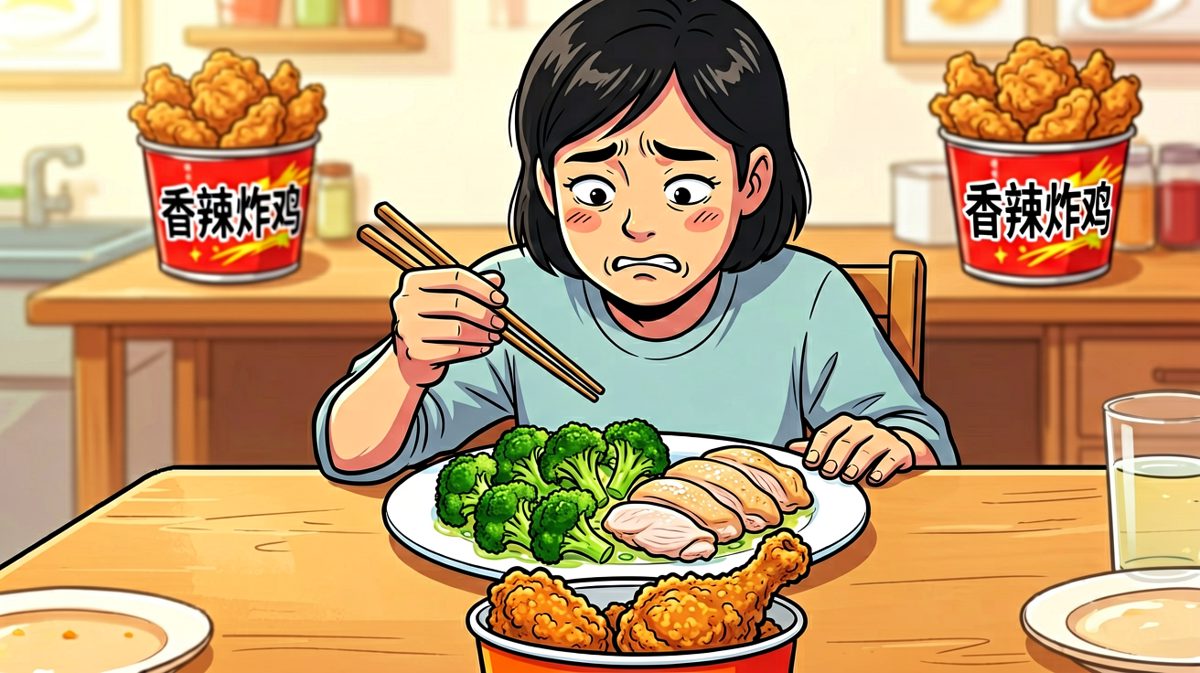 沙拉……好，我先吃点沙拉垫垫肚子。