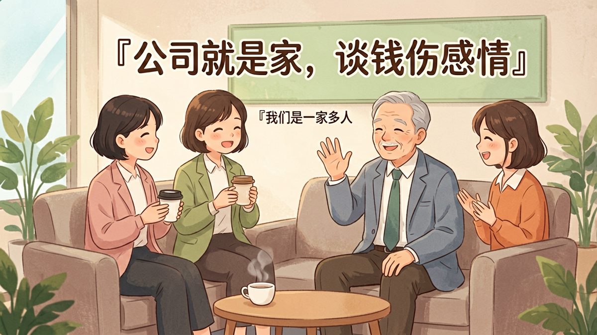 员工鼓起勇气问加薪，老板：咱们是一家人，谈钱多伤感情啊！（员工内心：一家人？那我工资呢？）