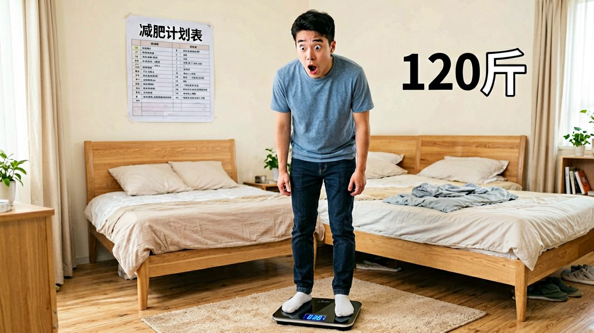 早上上秤，被数字吓到