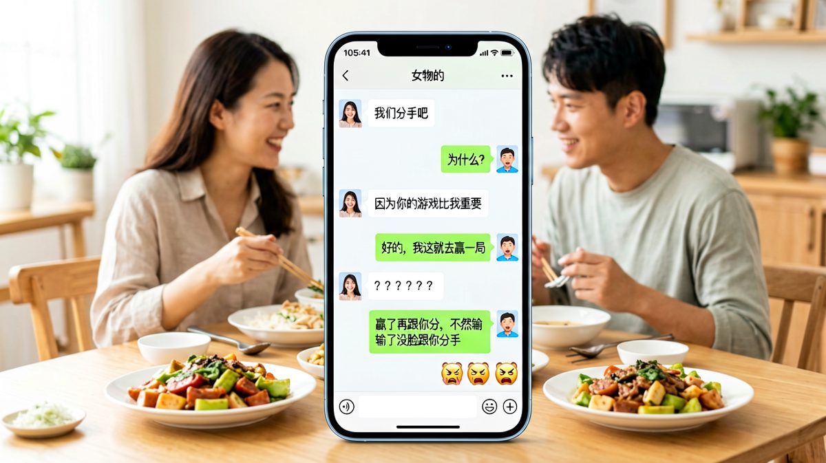 用最敷衍的方式处理最严重的问题——游戏比分手重要