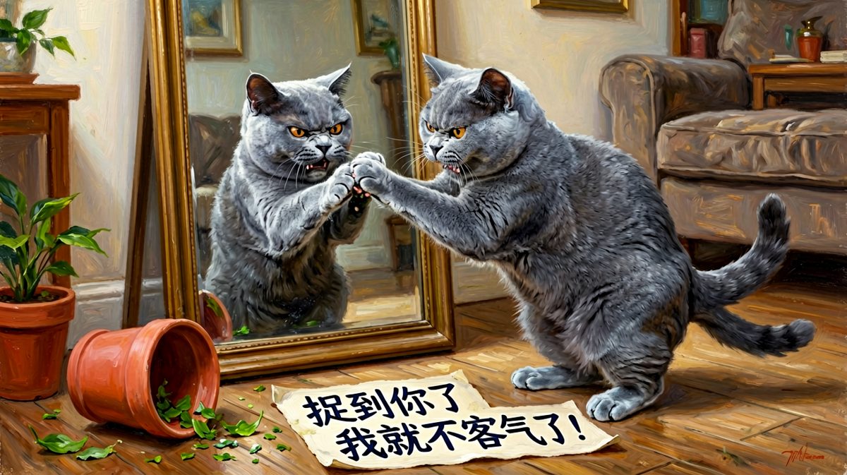 镜子里那只猫到底是谁派来的间谍？！