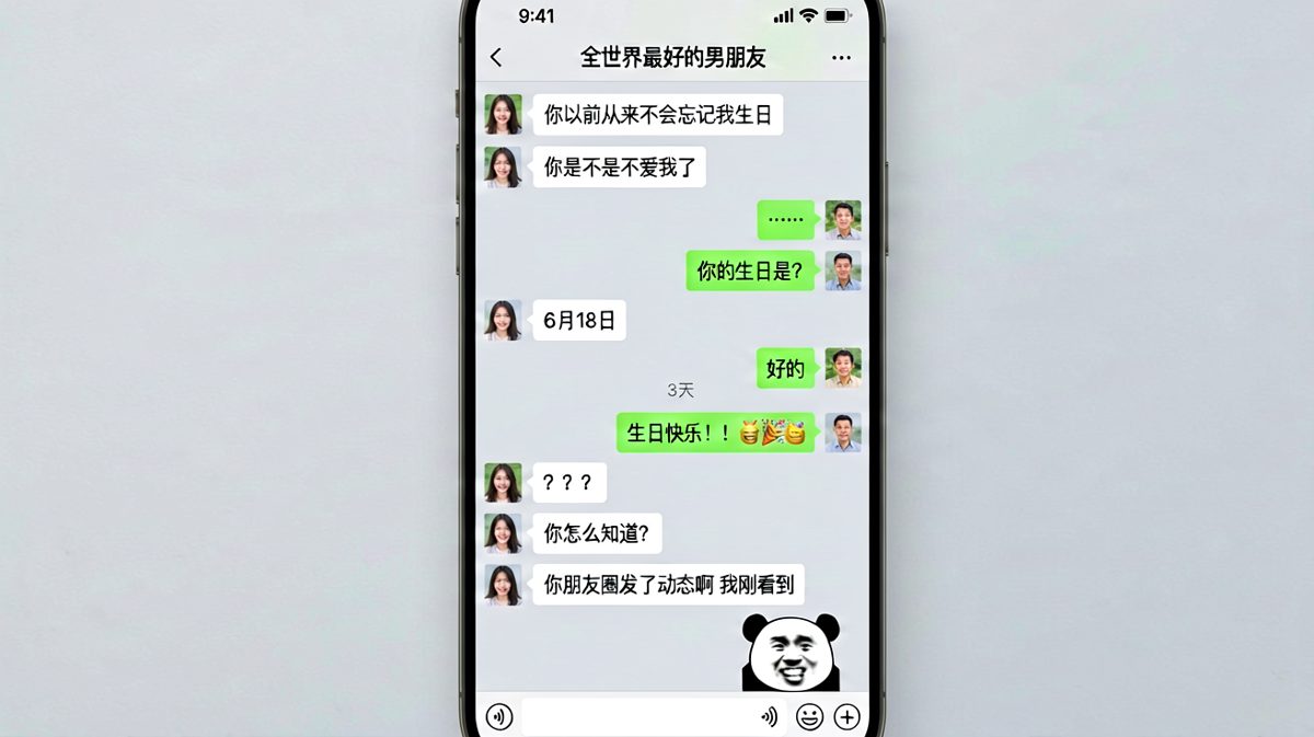 忘了生日还能靠朋友圈补救，这波操作让人哭笑不得