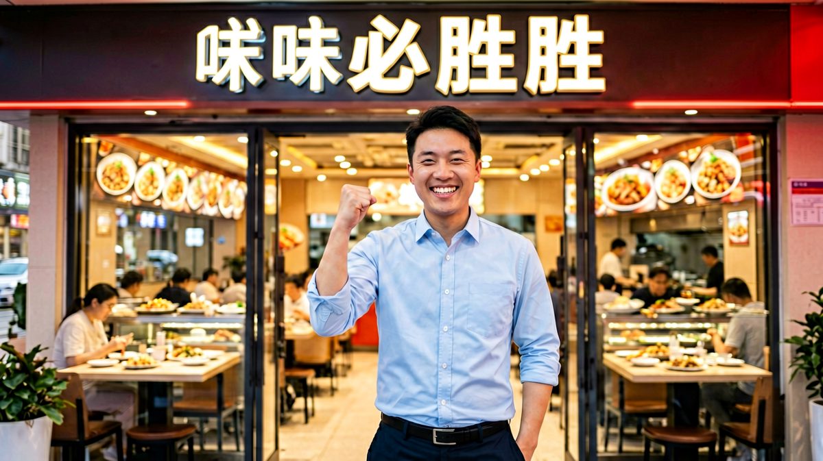 自信满满地走进自助餐厅：今天一定要吃回本！