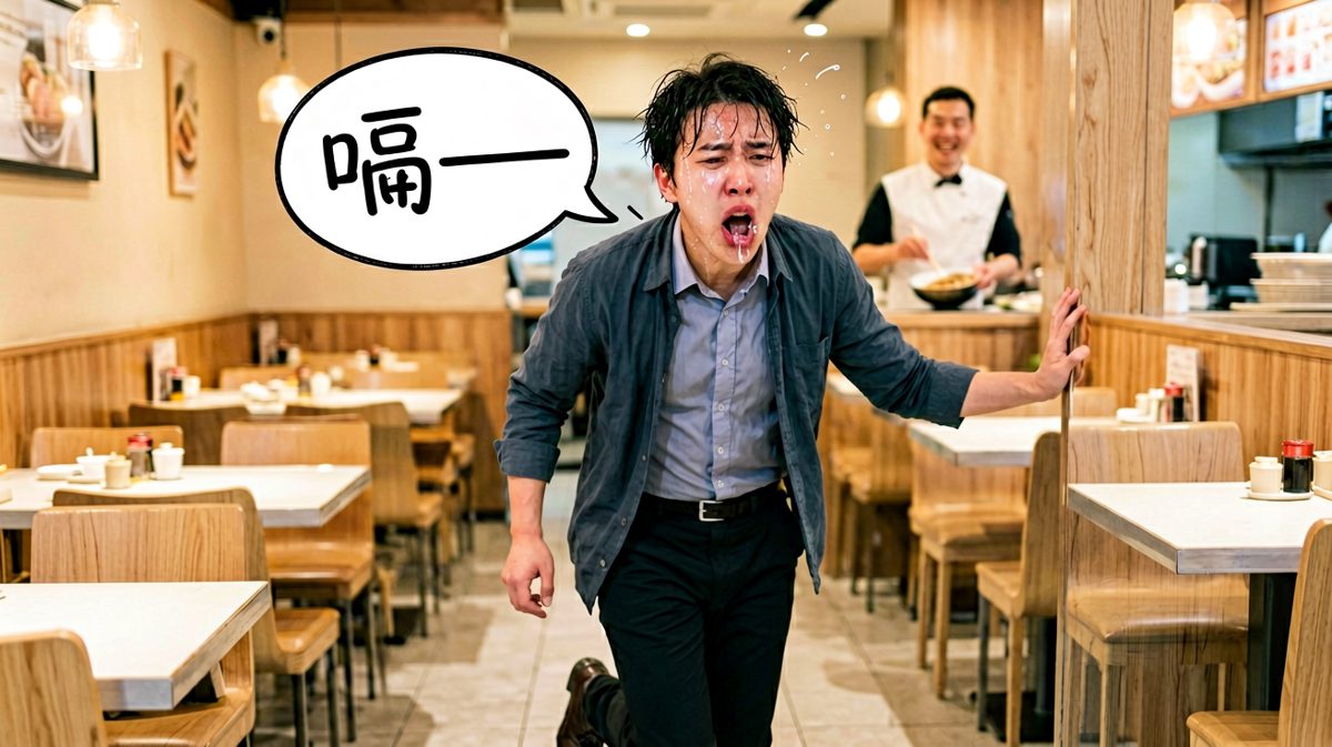 走出餐厅的那一刻，我知道我输了。