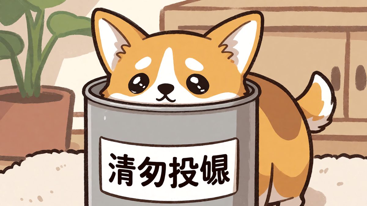 柯基：我只是想看看有没有糖，不是非要吃完啊！