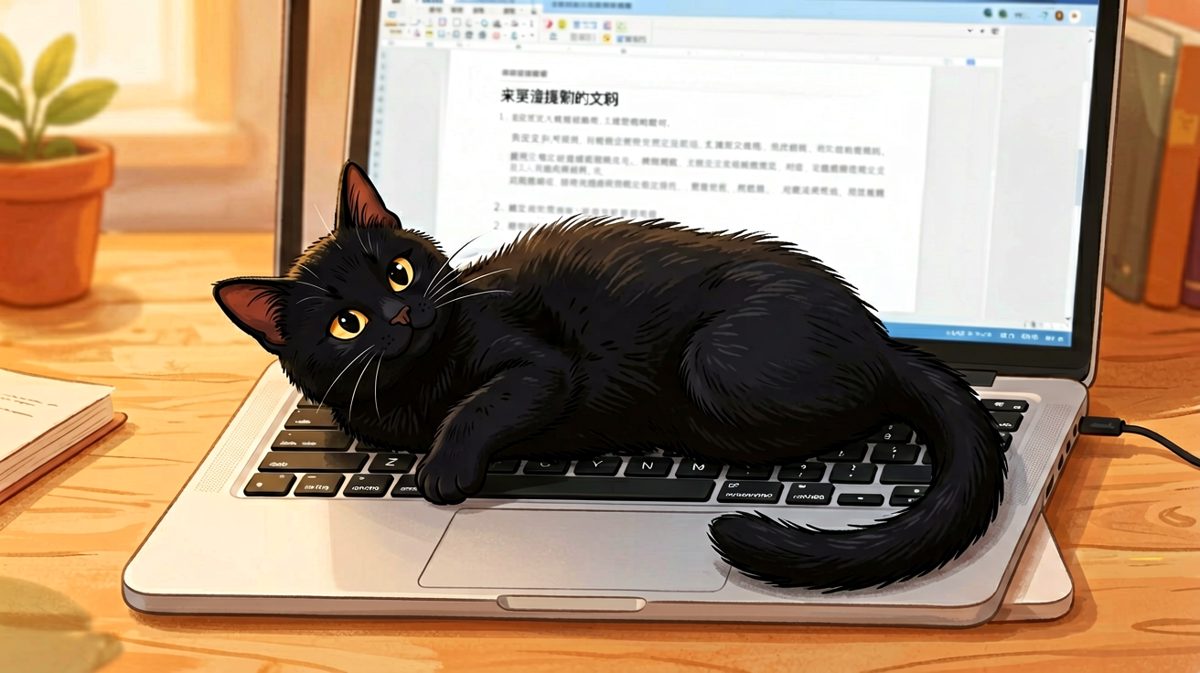 猫：这屏幕现在归朕了，退下吧打工人。