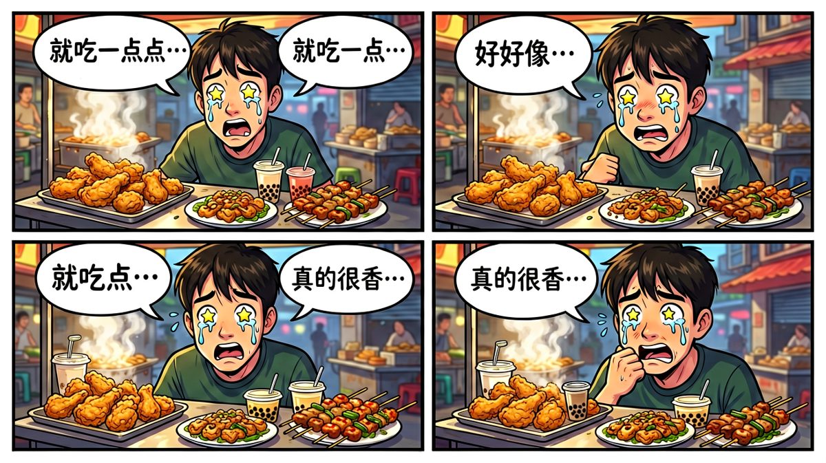 路遇美食，flag开始动摇