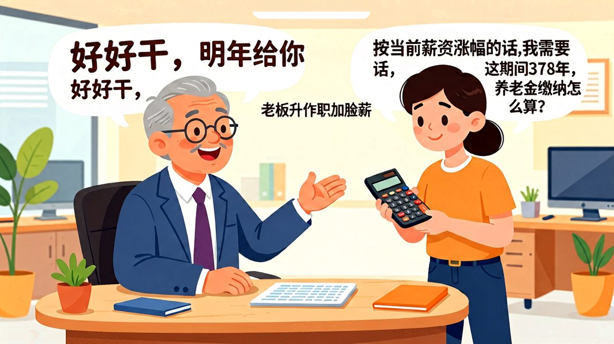 员工用计算器把画饼老板直接噎回去。