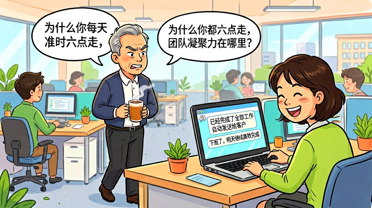 准时下班不是偷懒，是效率碾压。