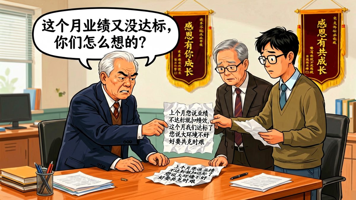 员工用老板自己的逻辑让老板哑口无言。