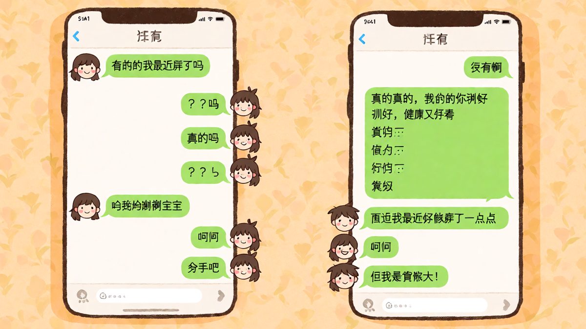 图二：夸人技巧满级，但是最后一句亲手毁了一切