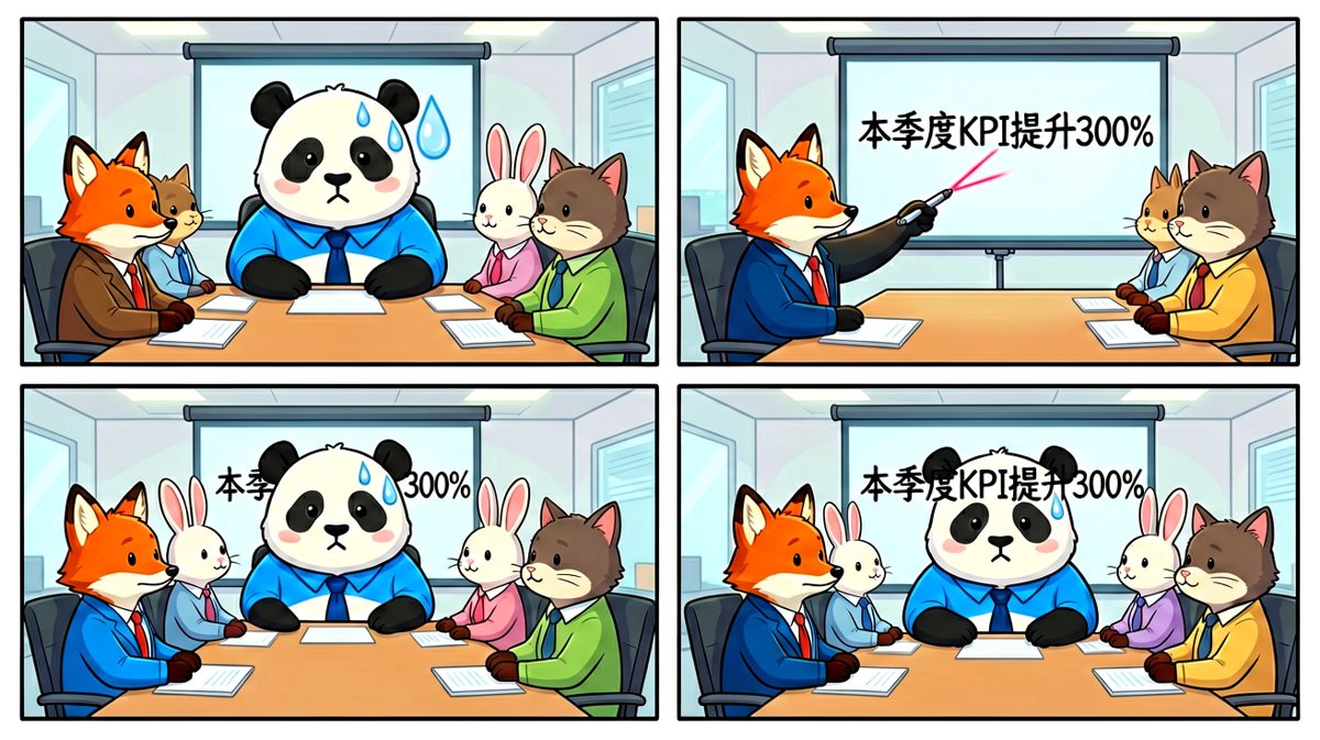 周一早会，老板画下巨大饼