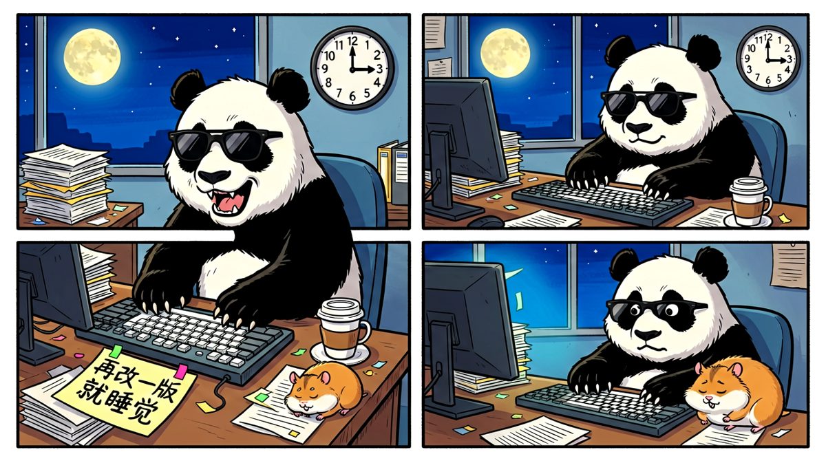 凌晨三点的加班日常