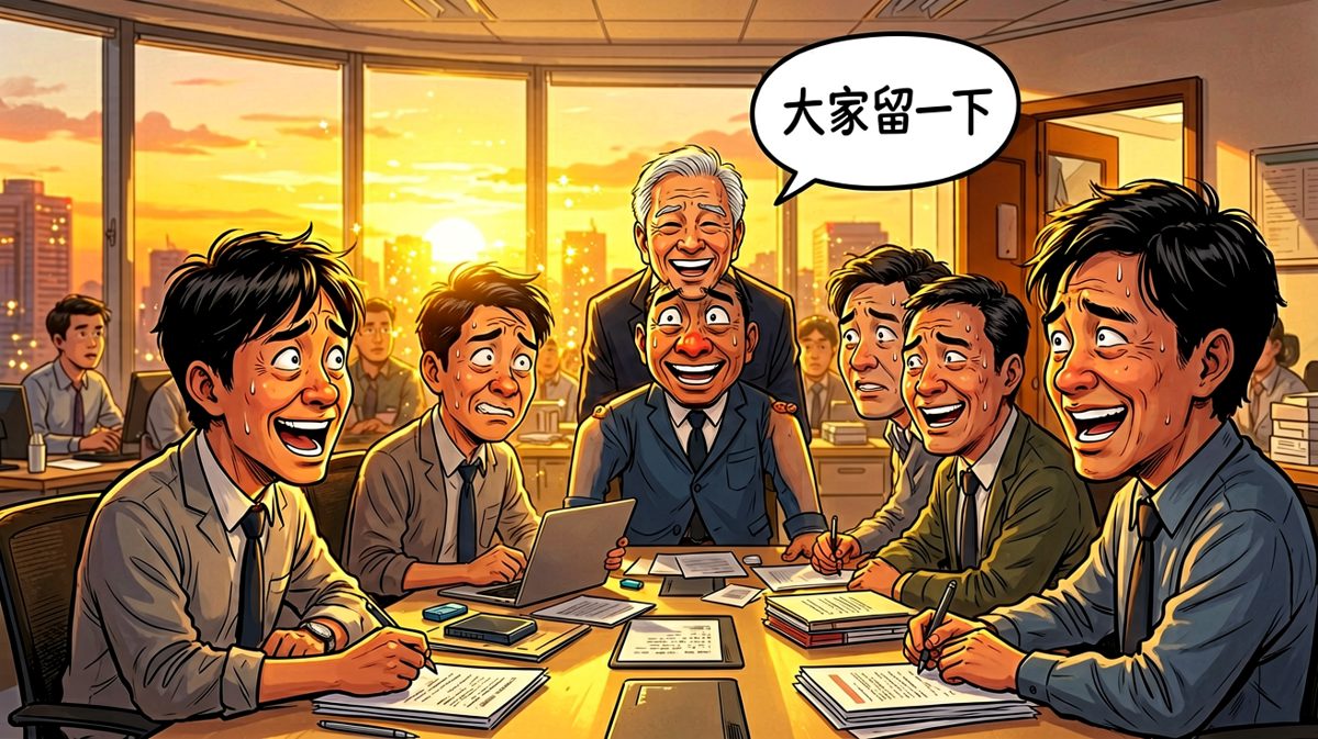 领导：简单开个会。打工人：我的灵魂已经下班了