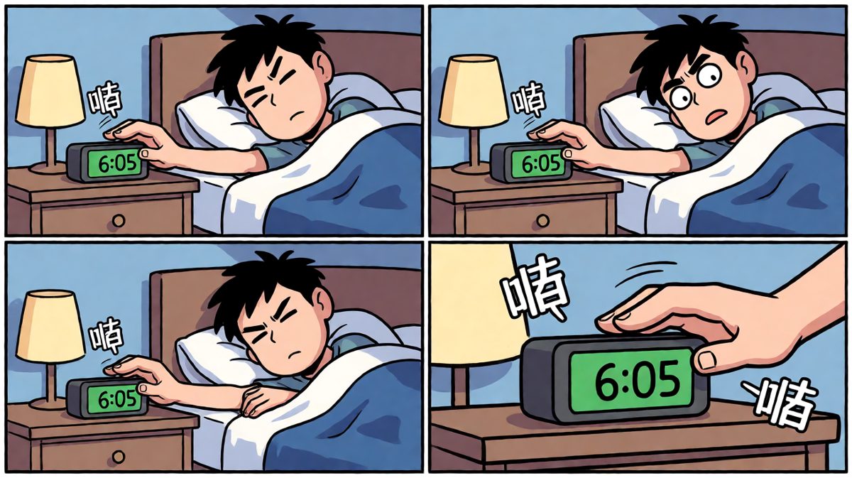 再睡五分钟！就五分钟！