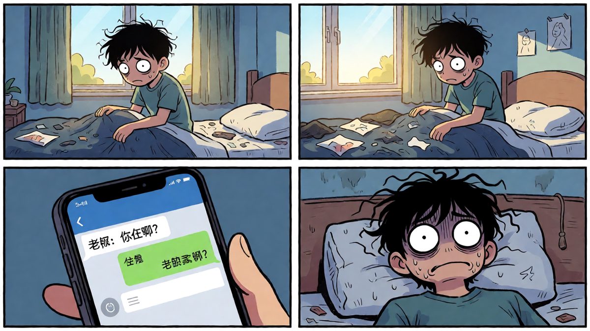 迟到了！！闹钟你骗我！！！