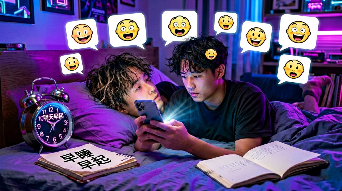凌晨三点的发誓：明天一定早睡。结果第二天凌晨三点还在刷。
